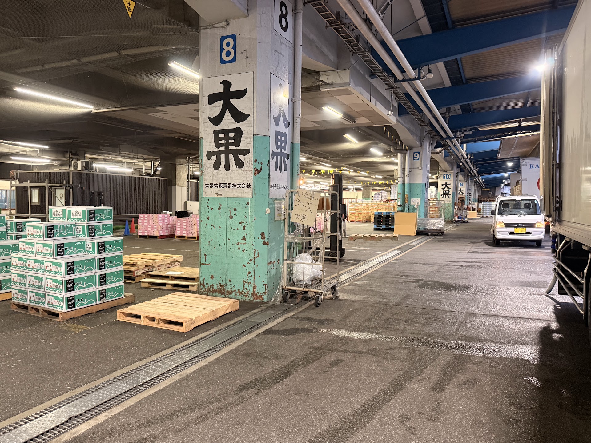 Osaka, Marché Kuromon — au petit matin, quand les braises s'allument avant les touristes